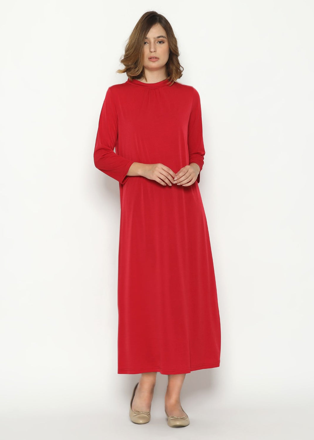 Kelly Maxi Inner Dress - Merah 15