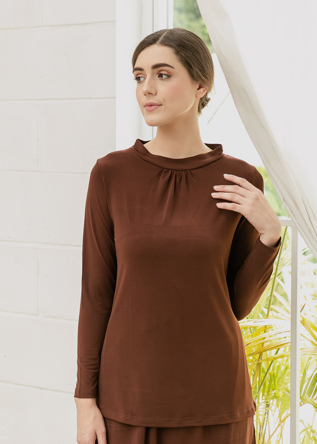 Clara Top - Dark Brown