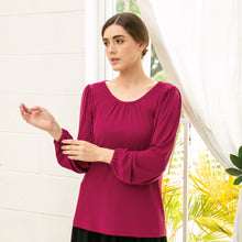 Load image into Gallery viewer, Lizzy Blouse - Fuschia
