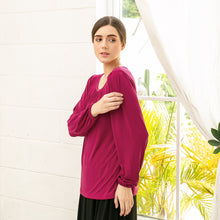 Load image into Gallery viewer, Lizzy Blouse - Fuschia
