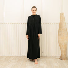 Load image into Gallery viewer, Anya Dress - Gamis Kaos - Black
