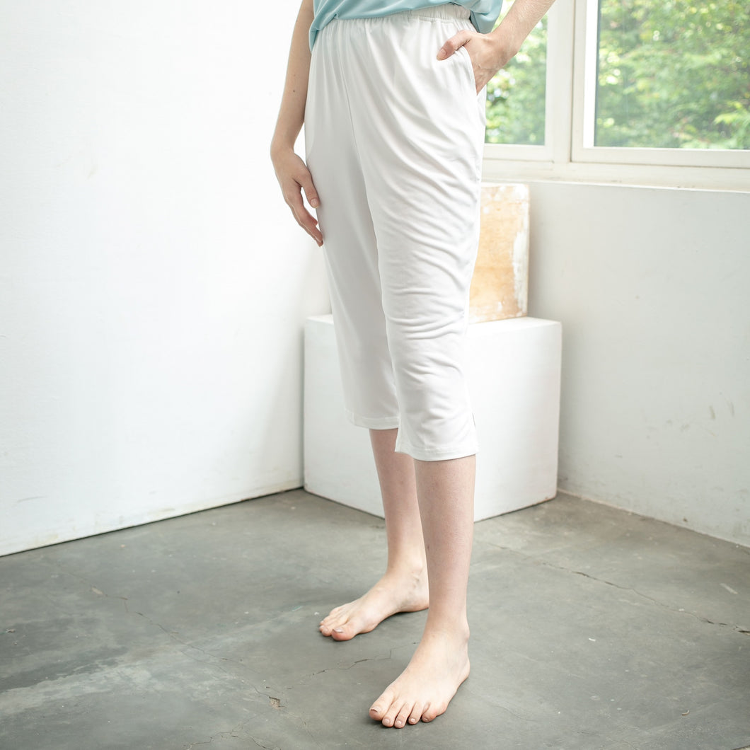 Perry 3/4 Pants - White