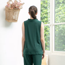 Load image into Gallery viewer, Sierra Top - Sleeveless High Neck - Dark Green
