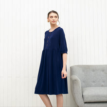 Load image into Gallery viewer, Dolly Dress Navy
