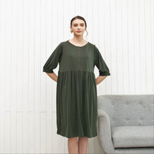 Load image into Gallery viewer, Dolly Dress Army Green
