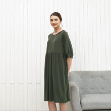 Load image into Gallery viewer, Dolly Dress Army Green
