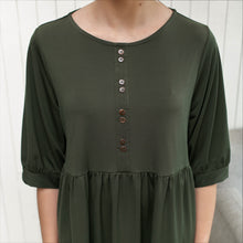 Load image into Gallery viewer, Dolly Dress Army Green
