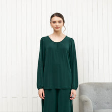 Load image into Gallery viewer, Lizzy Blouse - Dark Green
