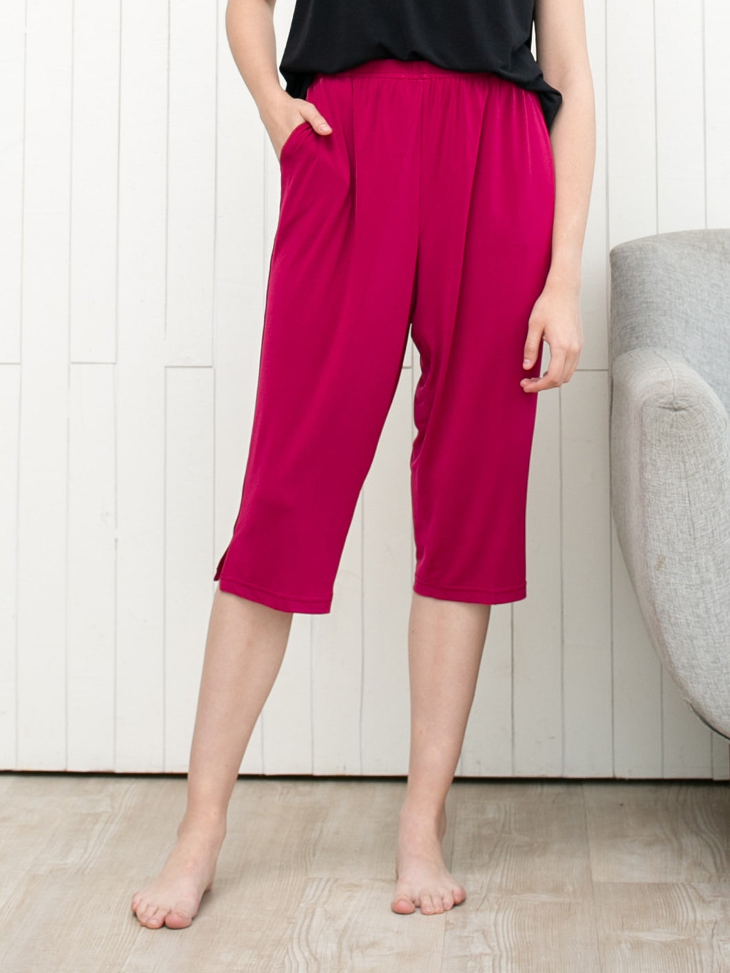 Perry 3/4 Pants - Fuschia