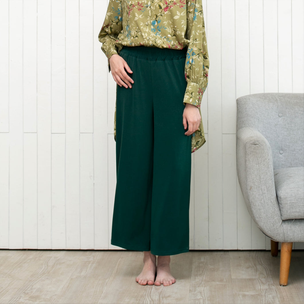 Lulu Long Kulot - Dark Green