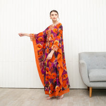 Load image into Gallery viewer, KEZIA Kaftan - Purple Orange
