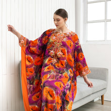 Load image into Gallery viewer, KEZIA Kaftan - Purple Orange
