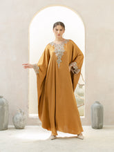 Load image into Gallery viewer, Kimi Kaftan Lebaran - Ochre
