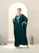 Load image into Gallery viewer, Kimi Kaftan Lebaran - Teal
