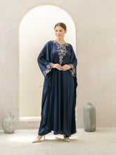 Load image into Gallery viewer, Kimi Kaftan Lebaran - Navy
