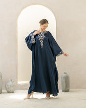 Load image into Gallery viewer, Kimi Kaftan Lebaran - Navy
