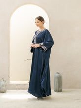 Load image into Gallery viewer, Kimi Kaftan Lebaran - Navy
