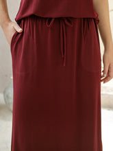 Load image into Gallery viewer, Minna Skirt - Maroon
