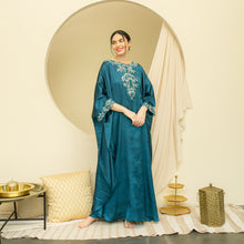 Load image into Gallery viewer, CLEO Kaftan Lebaran - Aquamarine
