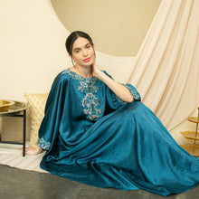 Load image into Gallery viewer, CLEO Kaftan Lebaran - Aquamarine
