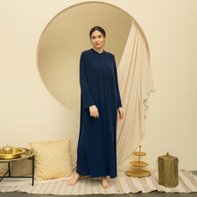 Load image into Gallery viewer, Anya Dress - Gamis Kaos - Navy
