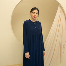 Load image into Gallery viewer, Anya Dress - Gamis Kaos - Navy
