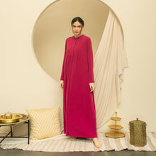 Load image into Gallery viewer, Anya Dress - Gamis Kaos - Fuschia
