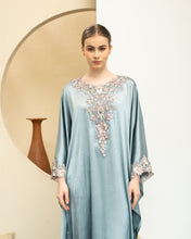 Load image into Gallery viewer, Kimi Kaftan Lebaran - Ice Blue
