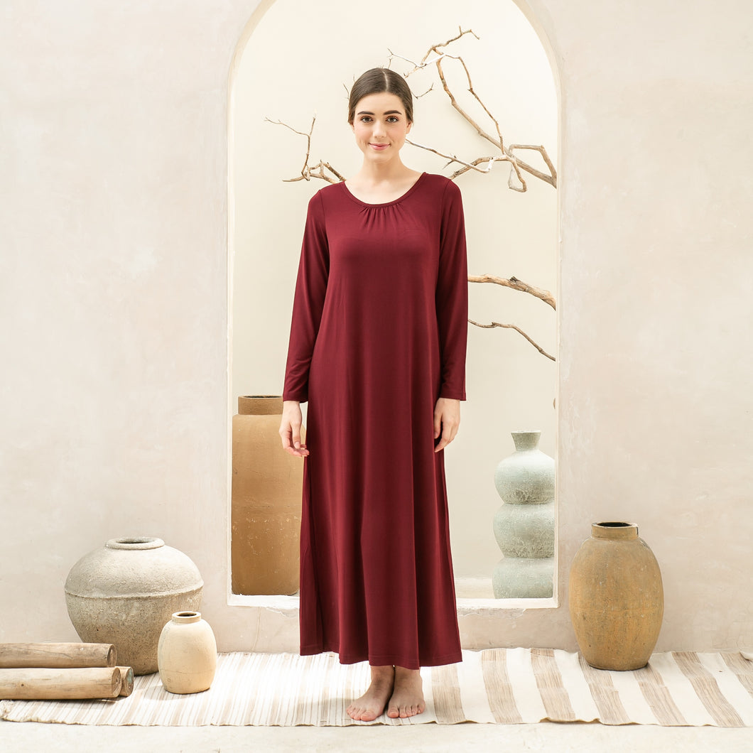 Bonita Dress Maroon