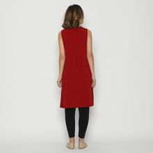 Load image into Gallery viewer, Illy Dress - V neck Dress - Red
