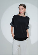 Load image into Gallery viewer, Wilda Blouse - Shiny Black
