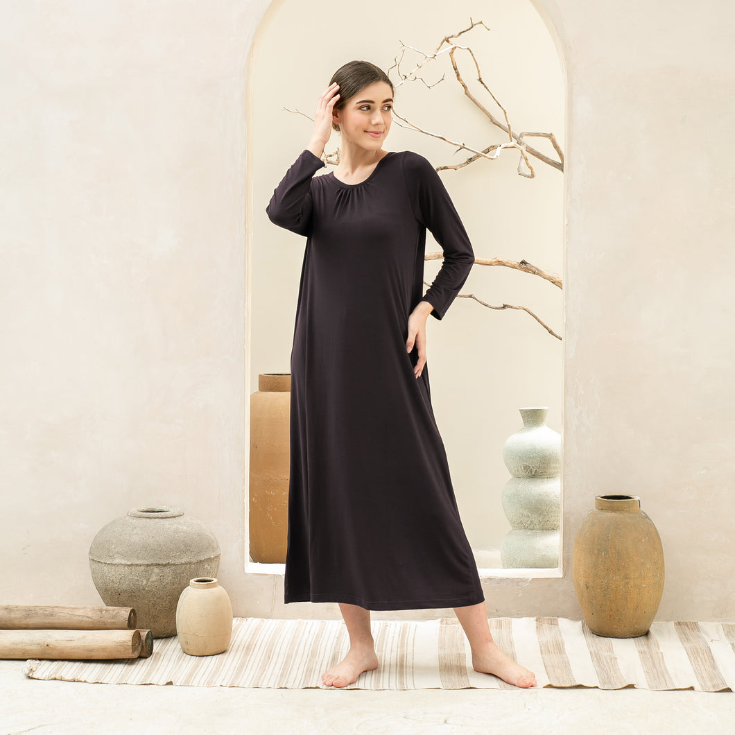 Bonita Dress Dark Grey