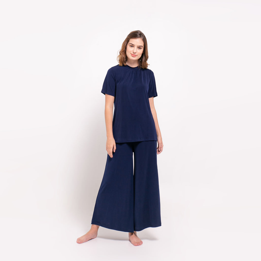 Lulu Long Kulot - Navy