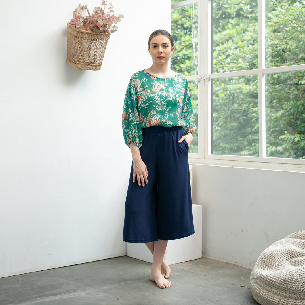 Lola Midi Kulot - Navy