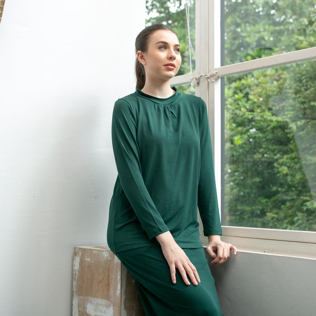 Clara Top - Dark Green