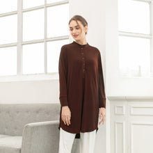 Load image into Gallery viewer, Ellis Tunic - Dark Brown
