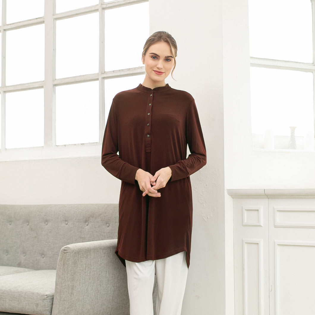 Ellis Tunic - Dark Brown