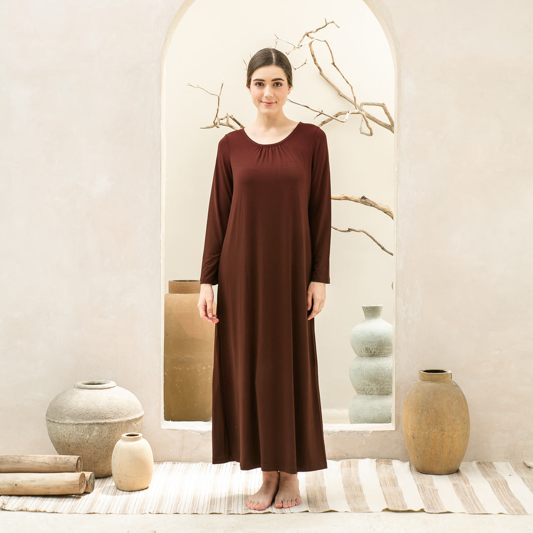 Bonita Dress Dark Brown