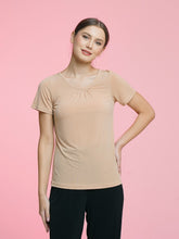 Load image into Gallery viewer, Maia Tshirt Top - Nude
