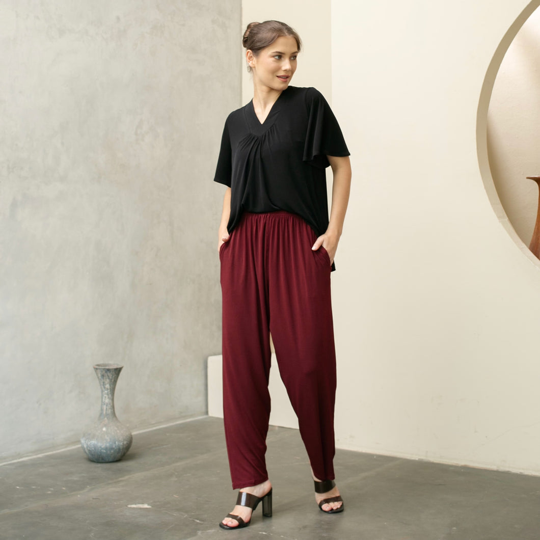 Mesa Baggy Pants Maroon